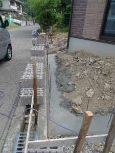 阪南市　外構工事
