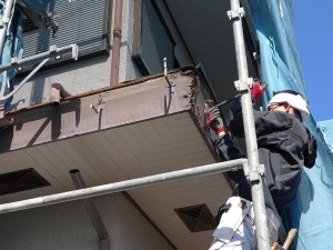 Ｙ様邸　外装リフレッシュ　鼻隠し修理